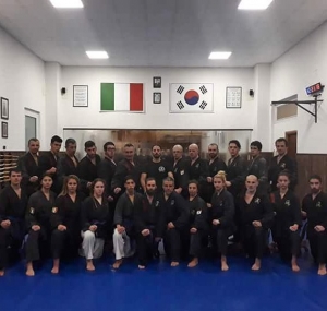Members of the Hwa Rang Do Club Genoa under thehellip